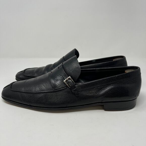 VINTAGE LUXURY PRADA BUSINESS LOAFER SHOES 2D0025 BLACK LEATHER US 9 - Picture 4 of 16